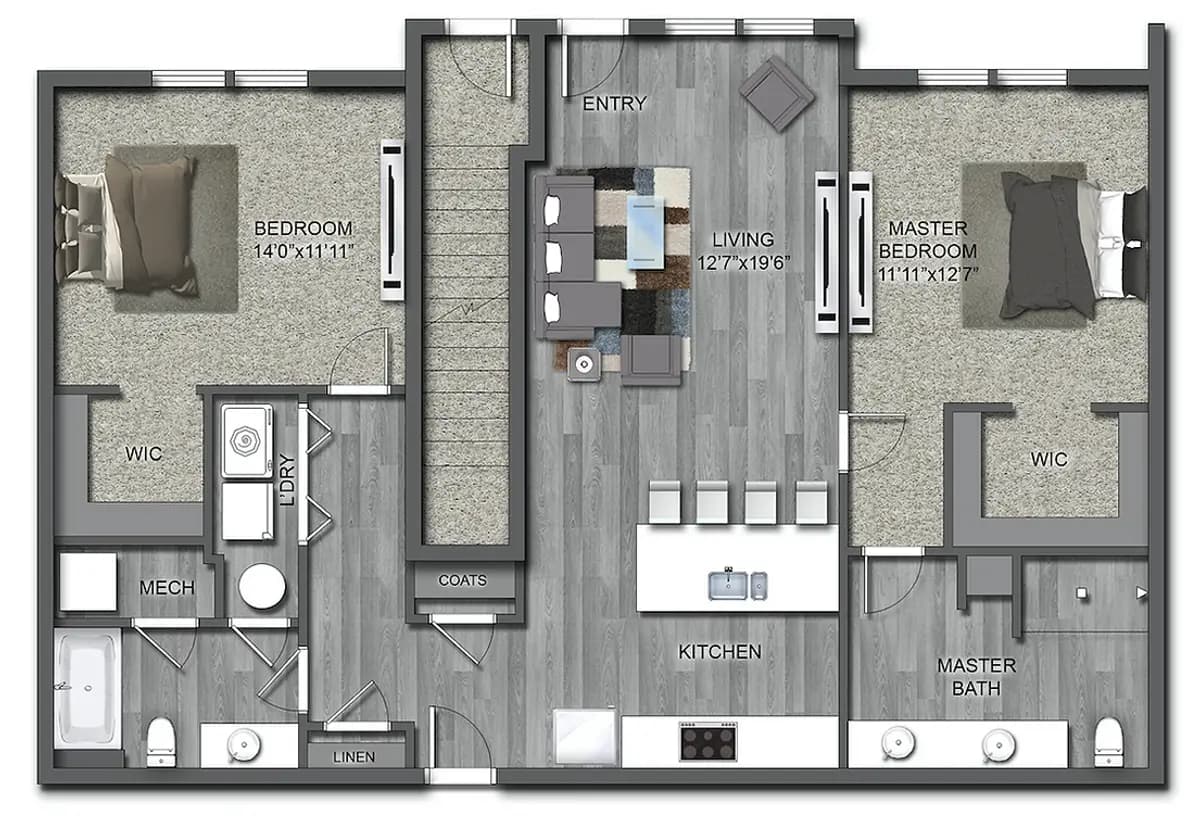 Breeze Terrace Apartments  - Apartment - 12