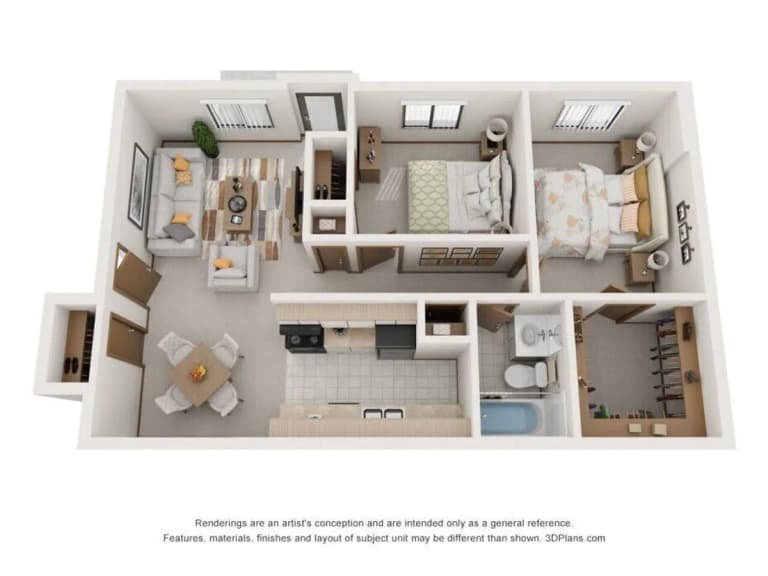 undefined apartments for rent - image - Stonegate_2_Bedroom_Ground_Private_Entrance_LK-.jpg
