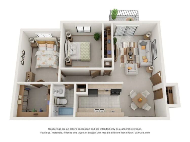 undefined apartments for rent - image - Stonegate_2_Bedroom_Upper_LK-.jpg